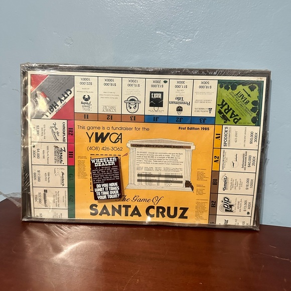Wheeler Dealer The Game Of Santa Cruz California Board Game 1985 NEW SEALED